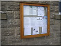 Glass Hall notice board