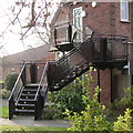 Outside stairs, All Saints Road, Warwick