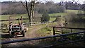 Track by pond at Keepers Farm