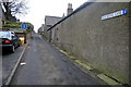 Rosebank Lane, Forfar near its junction with St James Road