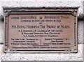 Rotherhithe Tunnel (north) commemoration plaque