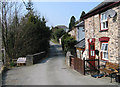 Narrow road in Aberhosan