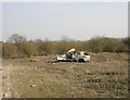 TQ0580 : Covered landfill site near Grand Union Canal, Yiewsley by David Kemp