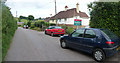 Chettiscombe : Houses & Parked Cars