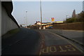 Broadgreen Station, in the shadow of the start of the M62