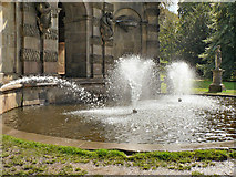 SK2670 : Chatsworth House - the cascade house pool and fountains by Mick Lobb