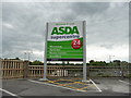 Taunton : ASDA Supercentre Sign