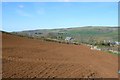 Ploughed field above Elworth