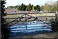 Muddy gate at Holly Farm