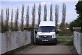 Bridge over the railway from Leam Road, Myton