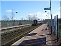 Train leaving Summerston station