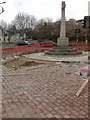 New Paving Round the War Memorial