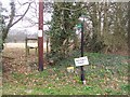 Footpath on East Sutton Road