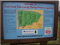 Park Farm Community Cherry Orchard sign