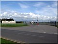 The west entrance to Coventry Airport