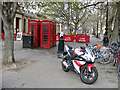 Block of four K6 phone boxes