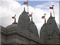 Flags and Bells atop the Mandir