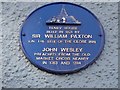 Blue plaque on Tenby House Hotel