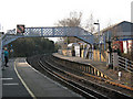 Aylesford station - footbridge and southbound platform