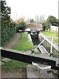 SP9114 : Aylesbury Arm - Looking into Lock No 2 from Lock No 1 by Chris Reynolds