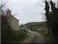 City Dulas - view east towards the junction with the A5025