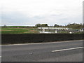 Residential caravans on the north side of Houghton Bridge