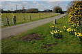 Country road passing Braggington