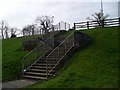 Steps leading up to East Kilbride Road