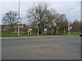 Road signs at end of Blairbeth Road