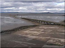SD4264 : Lifeboat slipway at the Stone Jetty, Morecambe by Oliver Dixon