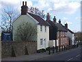 Houses near Debenham Church