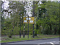 Road sign, Chase Side, London N14