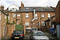 Rear of Emscote Road shops from Bridge Street