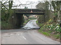 SK0707 : Railway bridge, Hall Lane by Adrian Rothery