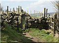 Stone stile along the Bronte Way