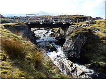 NH1765 : Bridge over the Allt na MÃ²ine MÃ²r by John Allan