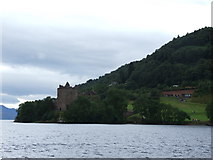NH5328 : Urquhart Castle from Loch Ness by Primrose