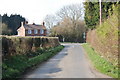 Junction of  lane with A28 near Little Knights Oast