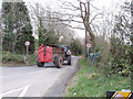 T0315 : Tractor and manure cart, Piercestown by David Hawgood