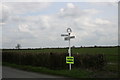 Signpost near Goosey