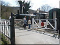 Level crossing, at Staverton