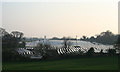 View towards Whitchurch near sunset