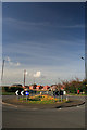 Floral Display on Roundabout on Wilsthorpe Road