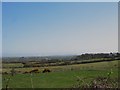 View eastwards across grazing land.