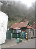 SS7249 : Ticket office on the cliff railway by Rod Allday