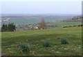 Farmland and Teifi valley landscape, Carmarthenshire