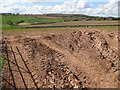 View west from a dry field entrance