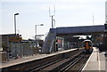 London train pulls into Rainham Station