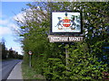 TM0954 : Needham Market Town Sign by Geographer