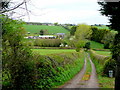 Track and footpath to Sherborne